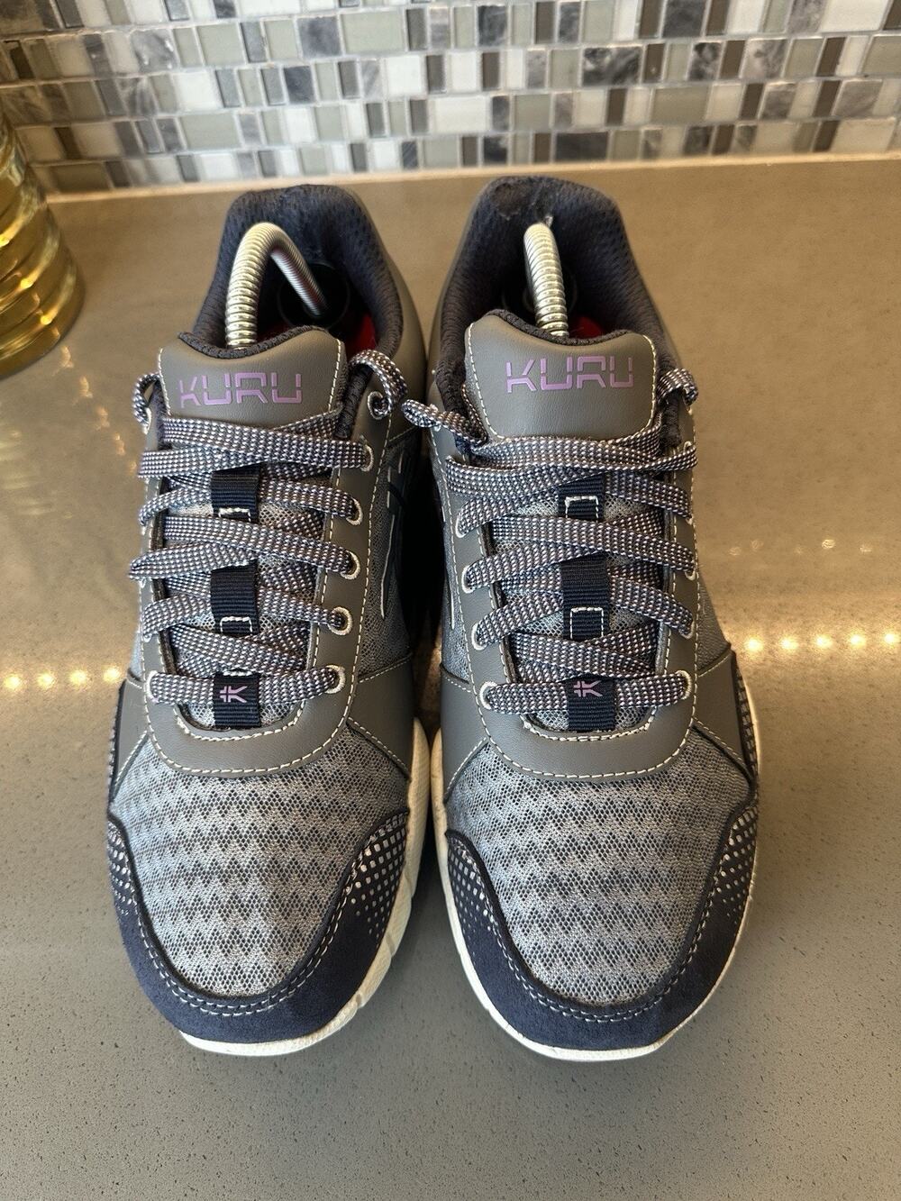 KURU Women’s Size 10 Wide Gray Walking Comfort Shoes Orthopedic EU 41